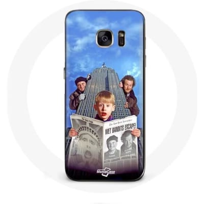 Samsung Galaxy S7 Home Alone hoesje Mam, ik heb het vliegtuig weer gemist