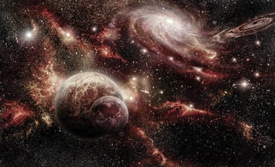 Space Planets Photo Wallcovering