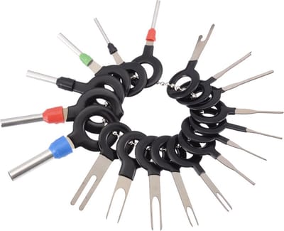 Elektrische terminal verwijdering set 18 stuks Remove key tool hulpmiddel elektrische krimp verbindingen / HaverCo