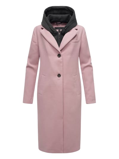 Navahoo Kekstraum dames overgangsmantel met uitneembare hoodie-inzet