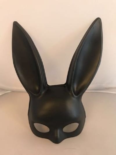 WiseGoods Luxe Bunny Masker Dames - Gala Masque - Mask - Sexy Maskers - Maskertjes Feest - Carnaval - Verkleedkleding - Zwart