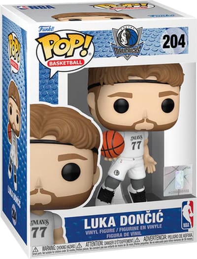 Pop Basketball: Dallas Mavericks - Luka Dončić (City Edition) Funko Pop #204