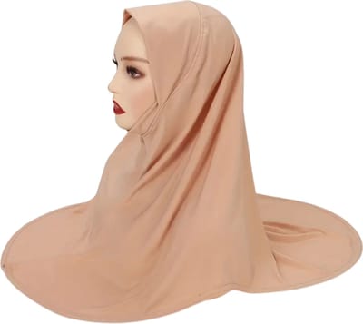 Bovista Hoofddoek - Hijab - Dames - Abaya - Sjaal - Islamitische Kleding - Moslim Kleding - Alhamdulillah - Beige