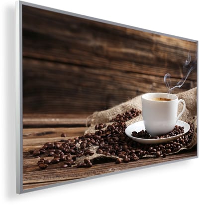 Infrarood Verwarmingspaneel 300W met fotomotief en Smart Thermostaat (5 jaar Garantie) - Koffie 168