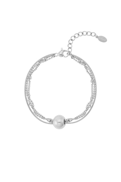 Goudlief Chique schakelarmband - Zilver - RVS - Verkleurt niet - Cadeau - Goudlief.nl