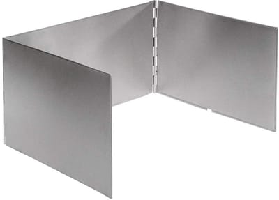 Dailygoody - Opvouwbare Snijplank - Roestvrijstalen Snijplank - Compact en Draagbaar - 37 x 21 cm - Voor Buiten Koken - Ideaal voor Kamperen en Pickni...