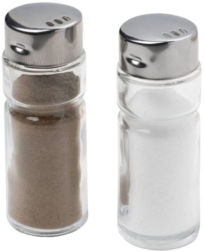 Set van 12 zout- en peperstrooiers FM Professional