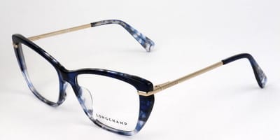Longchamp LO2630 Marble blue 55/15/140 WOMAN Brilmonturen