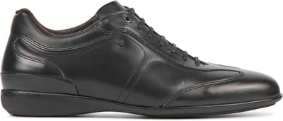 Floris van Floris van Bommel Sneakers Heren - Lage sneakers / Herenschoenen - Leer - SBM-10016 - Zwart - Maat 41