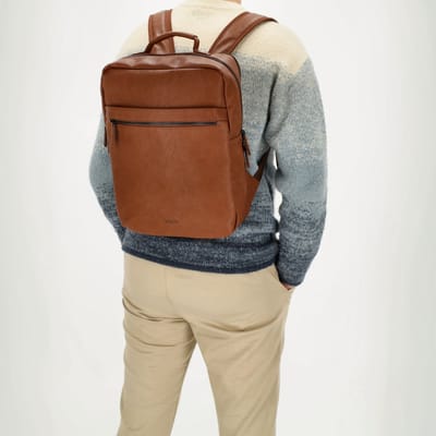 Beagles Toledo Rugzak 15,6 inch (34.5x19.4 cm) - Cognac