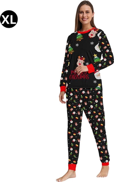 Livano Kerstpyjama Dames Set - Christmas - Kerst Pyjama - Vrouwen - Volwassenen - Broek & Shirt - Maat XL
