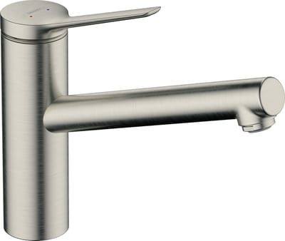 hansgrohe Zesis M33 - Keukenmengkraan - Ééngreeps bediening - 150mm maat - 1 straalfunctie - RVS