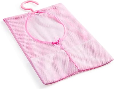 Kledingknijper Tas, Geschikt voor Tot 100 Kledingknijpers, Handige Opbergmand met Hanghaken voor Thuisgebruik, Herbruikbare Tas voor Kledingaccessoires en Organisatie