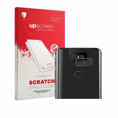 upscreen - Screenprotector voor ASUS ZenFone 6 ZS630KL (ALLEEN Camera Lens) - Folie Beschermfolie transparant