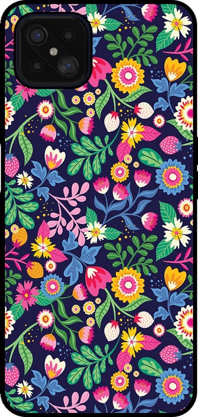 Smartphonica Telefoonhoesje Geschikt voor Oppo A92s / Reno4 Z 5G met bloemen opdruk - TPU backcover case flower design geschikt voor Oppo A92s;Oppo Reno4 Z 5G