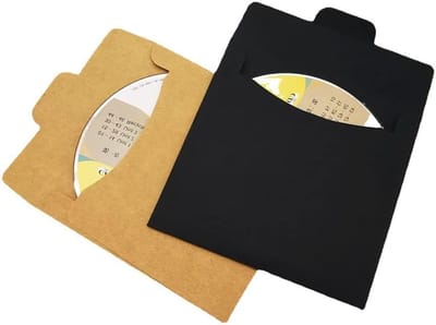 30 Stuks Kraft Papieren CD/DVD Enveloppen - Beschermende Hoezen voor Foto's, Cadeaus en Feestjes