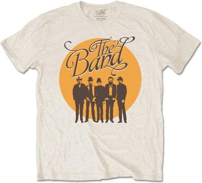 The Band - Circle Logo Heren T-shirt - XXL - Creme