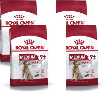 Royal Canin Medium Adult 7+ - Hondenvoer - 4 x 4 kg