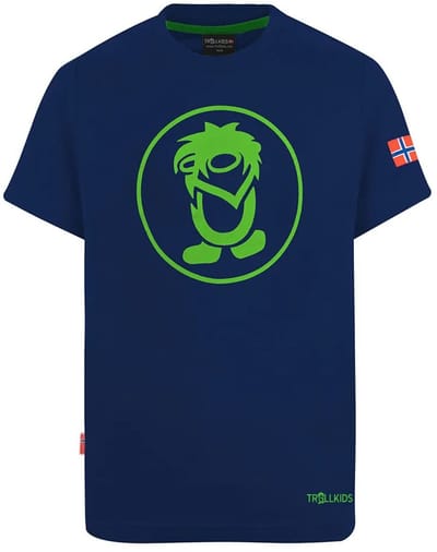 Trollkids Troll T-shirt Met Korte Mouwen Blauw 104 cm Kinderen