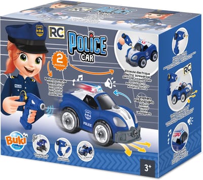 Buki - RC politiewagen - RC Voertuig junior - Politiewagen op afstandsbediening