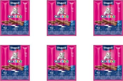 Vitakraft - Kattensnacks - Catstick Mini - Kabeljauw & Tonijn 3 sticks - 75 gram 6D