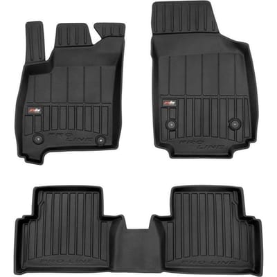 FROGUM PROLINE Automatten - Geschikt voor OPEL MERIVA A (2003-2010) - 4-delig - TPE Rubber - Zwart