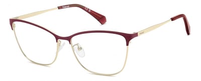 Polaroid PLD D584/G Matte burgundy gold 58/15/140 WOMAN Brilmonturen