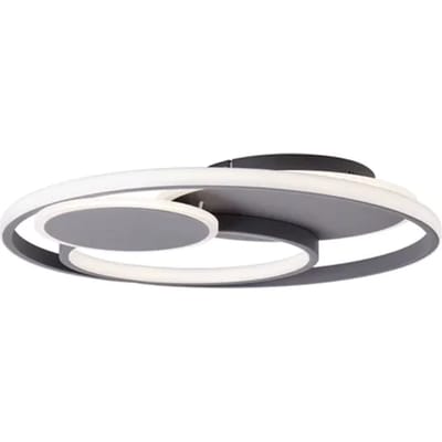 Brilliant Runda - Plafondlamp - LED 51.5W - 3000K-6000K - Donkergrijs Mat