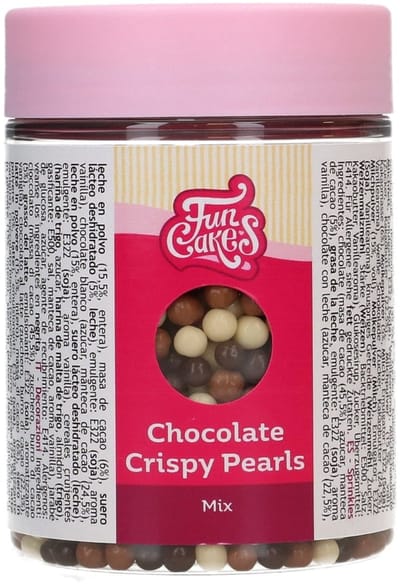 FunCakes Chocolade Crispy Pearls - Mix - 155g - Sprinkles - Taartdecoratie