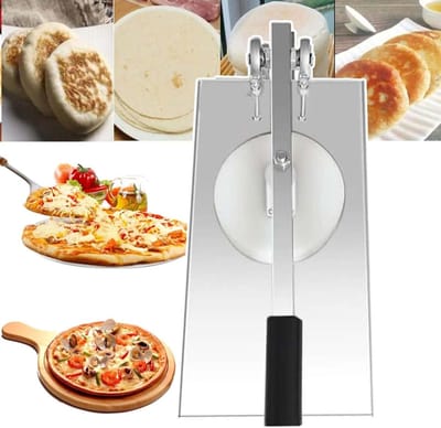 Deegpers - Bakgereedschap - Gebak Maken - Roestvrij Staal - Tot 24 cm - Zilverkleurig