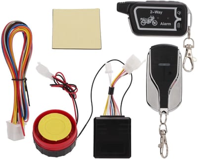 ONF3 - Motorfiets Alarmsysteem - Anti Diefstal Beveiliging - Compact en Duurzaam - Trillingsgeluid Alert - LCD Afstandsbediening - Geschikt voor...