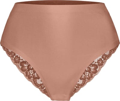 Ten Cate Secrets high waist brazilian met kant pink nut voor Dames | Maat S