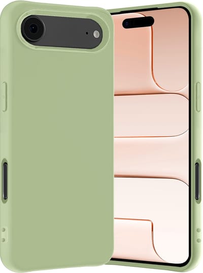 Hoes - Geschikt voor Apple iPhone Air - Sterk & Shockproof - Hoesje Cover - Siliconen Case - Groen
