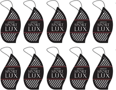 10x Luxe Zilveren Auto Luchtverfrisser Ophangmodel - Langdurige Frisse Geur