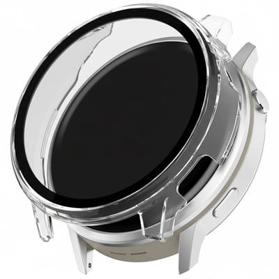 Watch case screenprotector - geschikt voor Garmin Venu 4 41mm - hoesje - gehard glas - volledige bescherming - transparant
