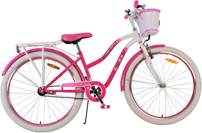 Kinderfiets Meisjes - Fiets voor kinderen - Dagelijks gebruik - Veilig en compleet - 26 inch - Roze