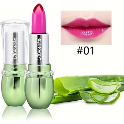 Hydraterende Aloë Vera Jelly Kleurveranderende Lippenstift Langdurige Voedende Lippenbalsem Zachte Magische Temperatuur Kleurverandering Lipgloss