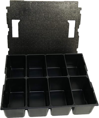 BS Systems Inzetbakje met 8 vakken incl. Dekselinlage voor L-Boxx 136