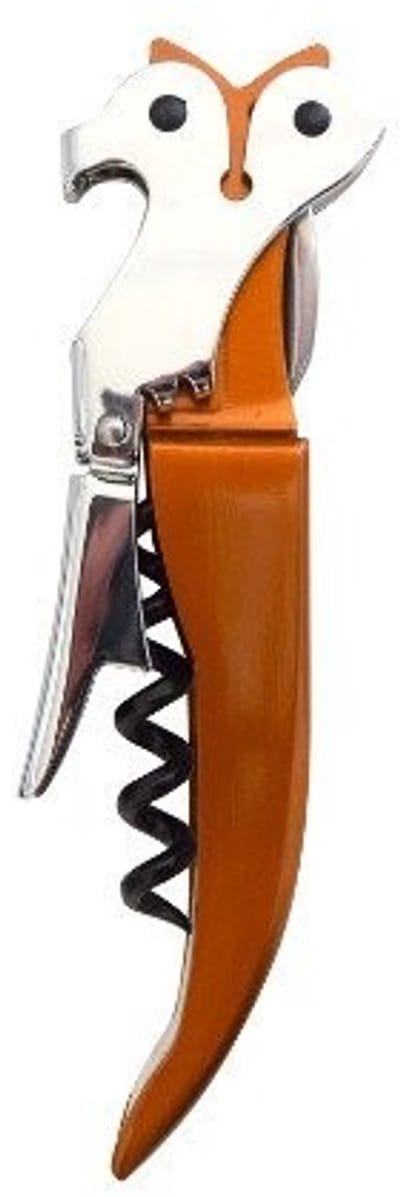 Dailygoody - Professionele Flesopener - 3-in-1 Kurkentrekker - Roestvrij staal met siliconen handvat - Compact ontwerp - Voor Wijnflessen en Fees