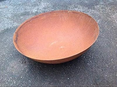 Tuin Vuurschaal - Roest Plantenbak - Gezellige Avonden - Dik Metaal - 60 cm - Roestbruin