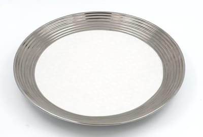 Decoratie Schaal – Keramiek – Wit - Ø40cm