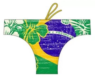 Turbo Brasil Vintage 2013 Waterpolo Zwemslip Groen S Man