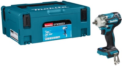 Makita DTW302ZJ Accu slagmoersleutel lange as 300Nm 3/8 frictiering 18V Basic Body