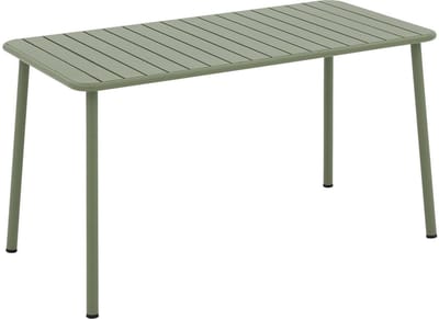 Goossens Tuintafel Verge - Metaal - groen - 140 x 75 x 70 cm