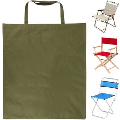 Stoel Draagtas - Opbergtas Vouwstoel - Outdoor Reizen - Waterdicht Oxford Doek - 103 x 64.5 cm - Olijfgroen