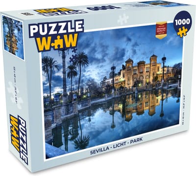 Puzzel Sevilla - Licht - Park - Legpuzzel - Puzzel 1000 stukjes volwassenen