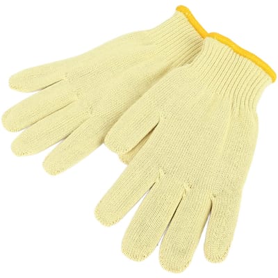 1 Paire de Maniques de Four Double Couche Fibre d'Aramide 300 degrés Celsius Résistant aux Hautes Températures Tricoté Gants de Cuisson Flexibles 24cm beige