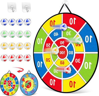 Dartbord voor kinderen - 66 cm thema dartbord met 16 ballen - dinosaurus veilig dartspel - kindercadeau outdoor indoor spel - keuze 66 cm Dartbord