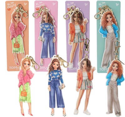 Depesche - TOPModel figuurlijke sleutelhanger - GIRL POWER - 1 stuk