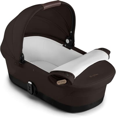 Babyzitje - Draagmand Kinderwagen - Vanaf Geboorte - Zacht Schuimmatras - 86x44x56 cm - Chocoladebruin